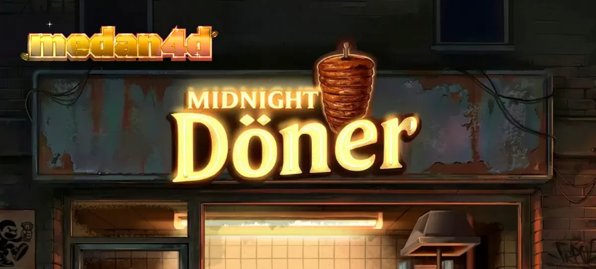 Tampilan layar permainan slot Midnight Doner di perangkat seluler